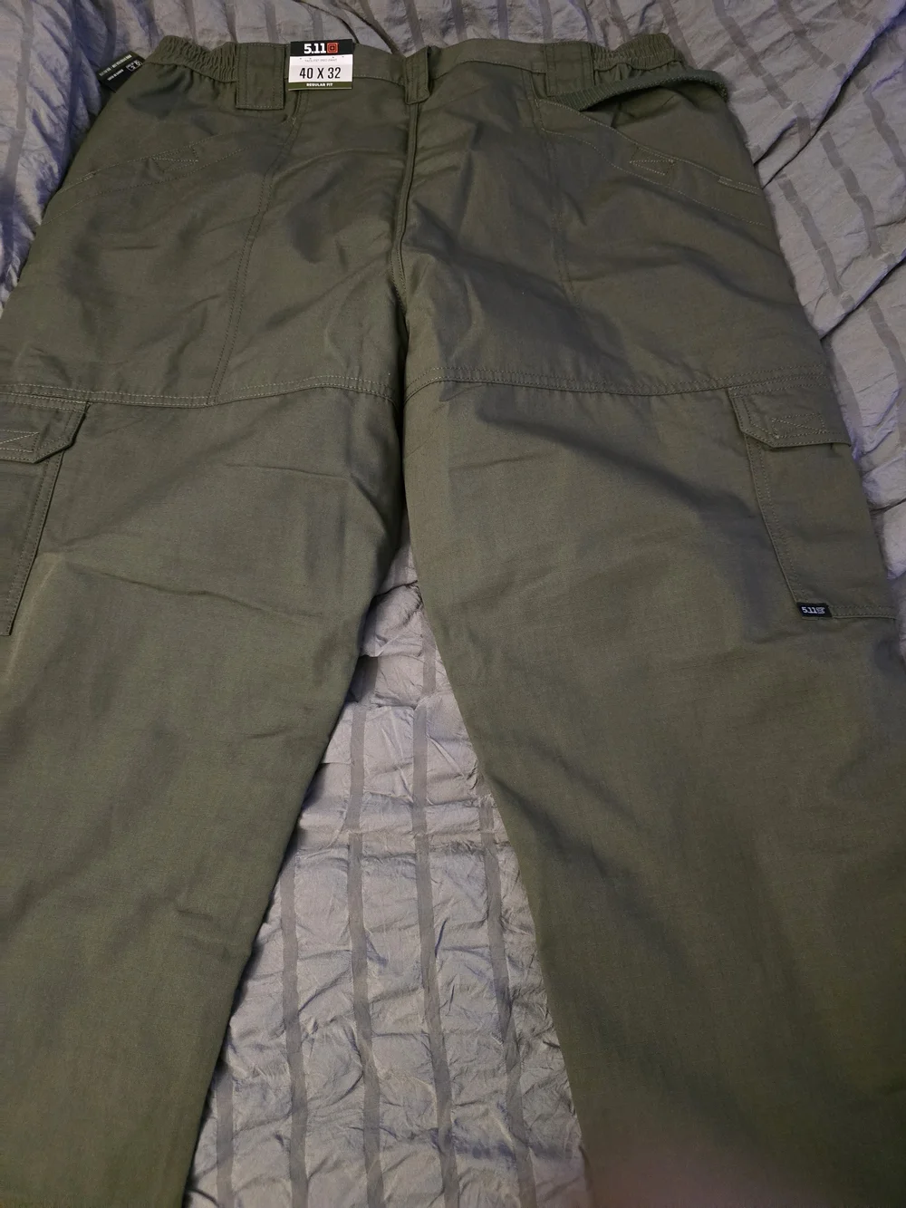 5.11 Tactical Men's Olive Green Cargo Pants - Heavy Duty Utility